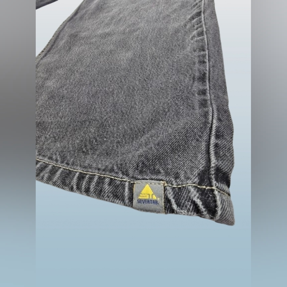 Vintage Levi's Silver Tab Men's 40x32 Relaxed‎ Fit Baggy Jeans in Charcoal - Picture 4 of 12